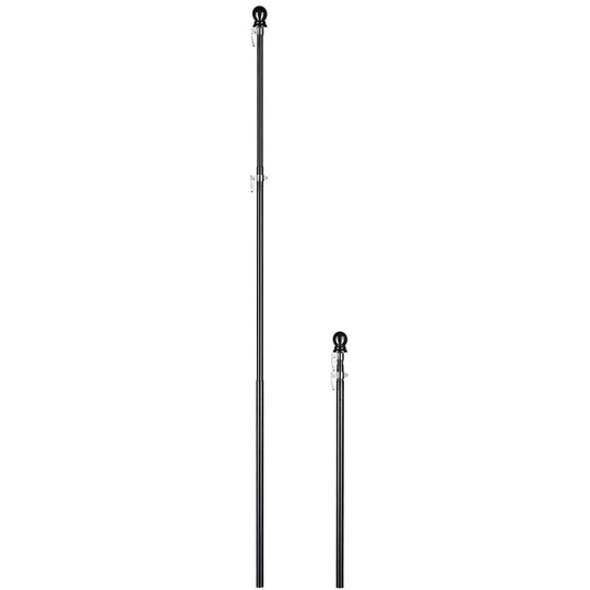 LINCOLN 6’ Telescoping Wall Mounted Flagpole Only