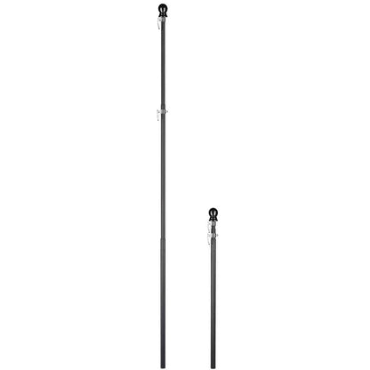 LINCOLN 6’ Telescoping Wall Mounted Flagpole Only