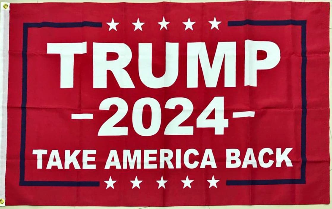 Trump 2024 Take America Back Flag 3' x 5' Size